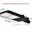 500W NextGen III Series - LED Parking Lot Light | 277-480V, Shoebox with Photocell, 70,000 Lumen, 5000K, Slip Fit, Black